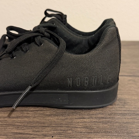Nobull Canvas Trainers Black Women’s Size 7 Workout Training Gym Lifting - Picture 3 of 8